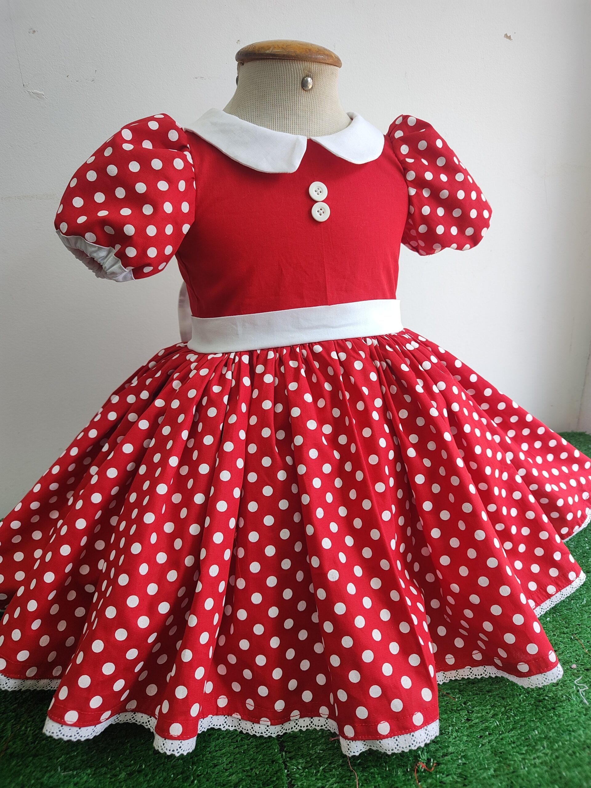 Vestido Inspiração Minnie